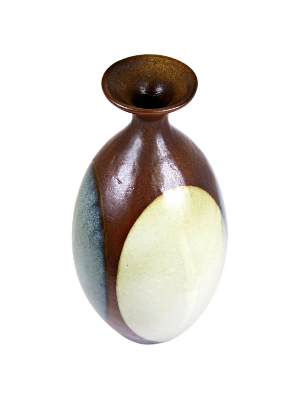 Pottery Craft 8" Handcrafted Stoneware Vase - Midcentury Modern Home Decor - USA - Picture 2 of 6